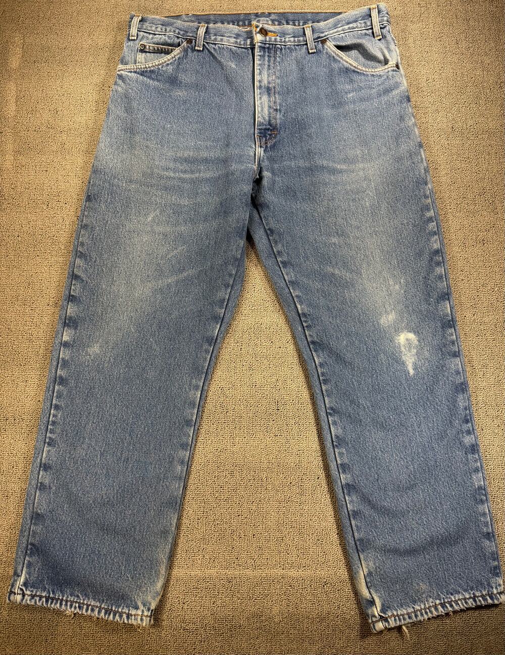 Vintage Dickies Relaxed Fit Jeans Size 28x30 Light Wash Blue Denim Y2K